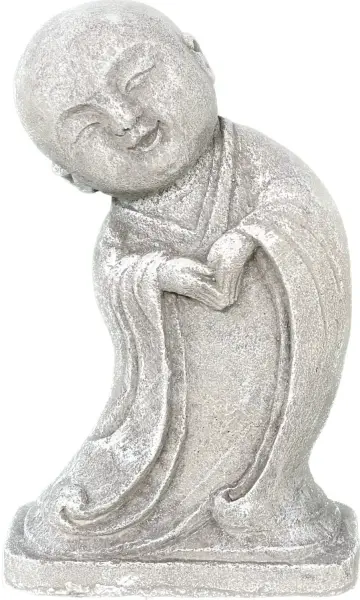 Artikelbild 3 des Artikels “Ling - Mönch, stehend, seitlich gebeugt, 35 cm H | Steinguss “